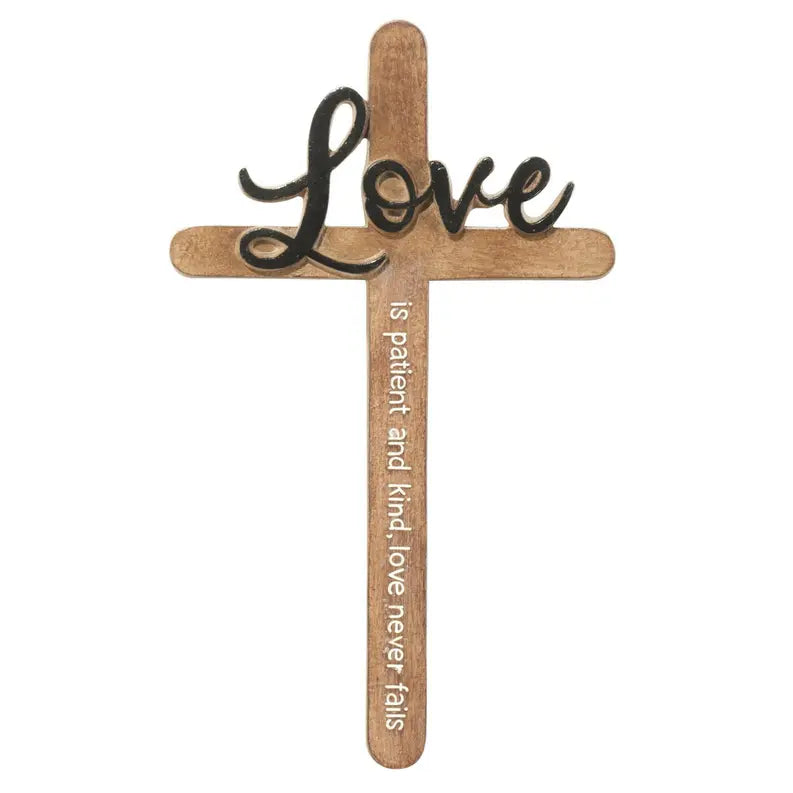 Wall Cross Love Resin Dicksons Inc