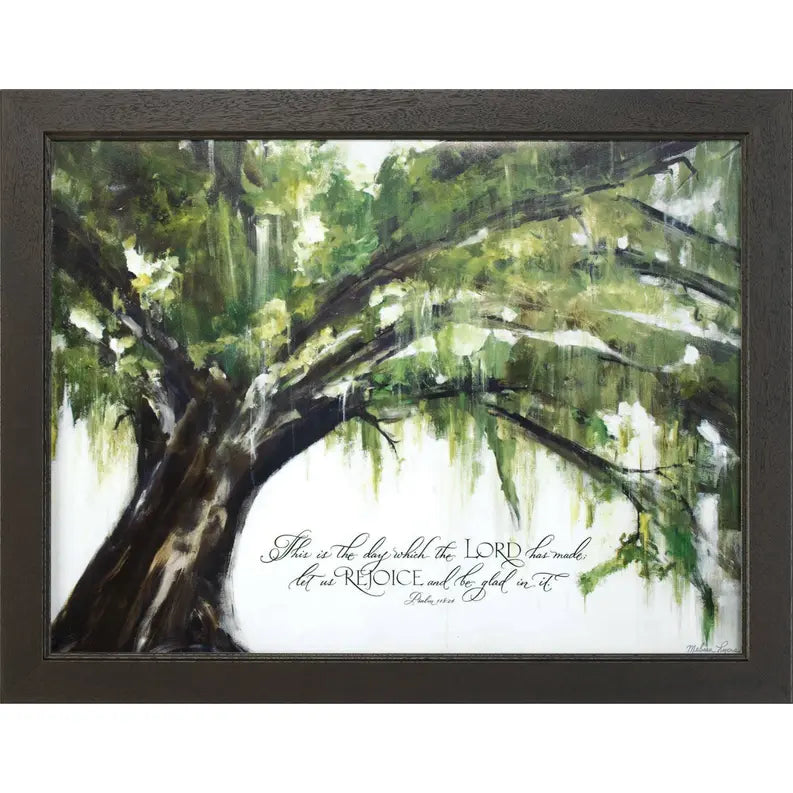 Wall Decor Spanish Moss Psalm 118:24 Dicksons Inc
