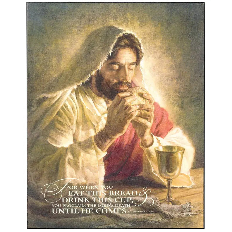 Wall Plaque Bread Of Life 1 Cor. 11:26 Dicksons Inc