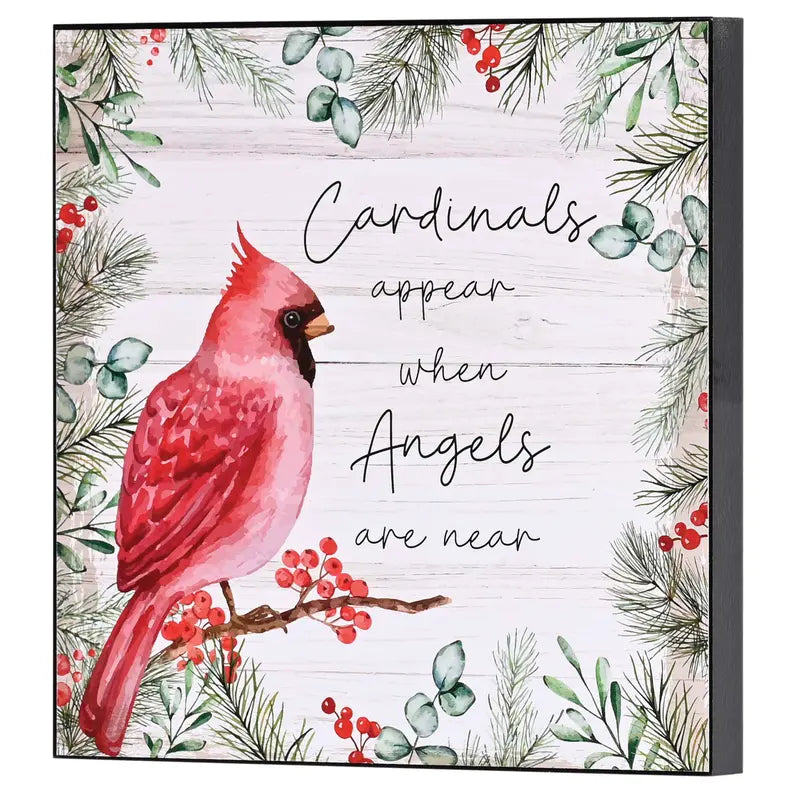Wall Plaque Cardinals Appear Dicksons Inc