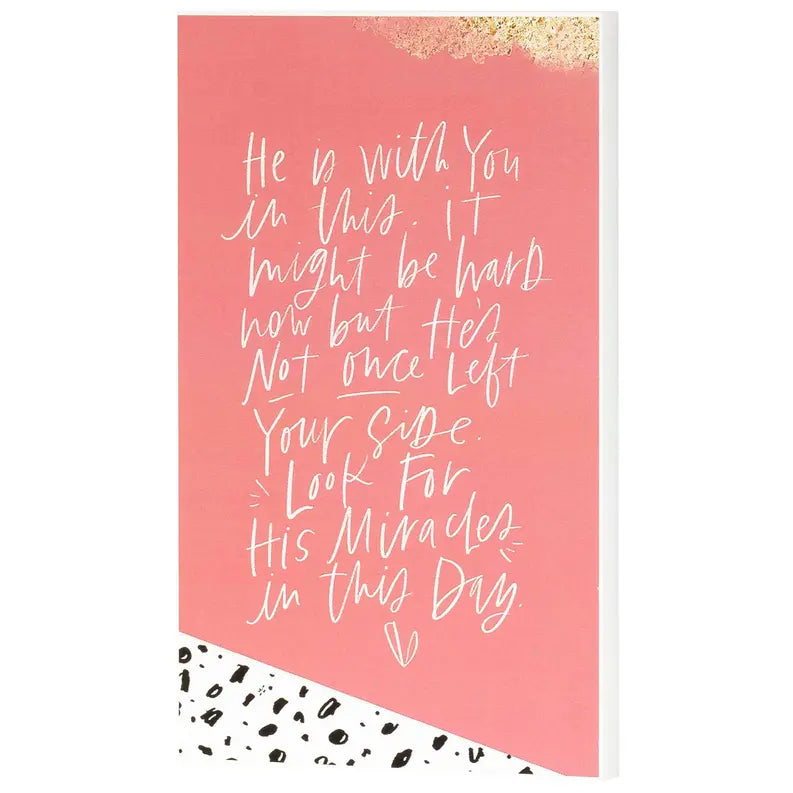 Wall Plaque He Is With You 8X13 Mdf Dicksons Inc