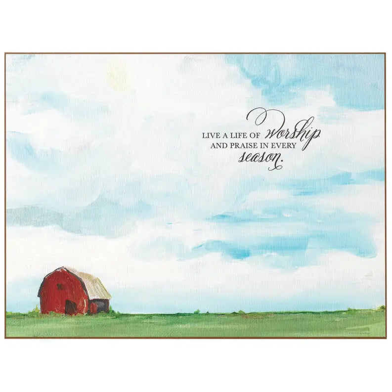 Wall Plaque Live A Life Of Worship Dicksons Inc