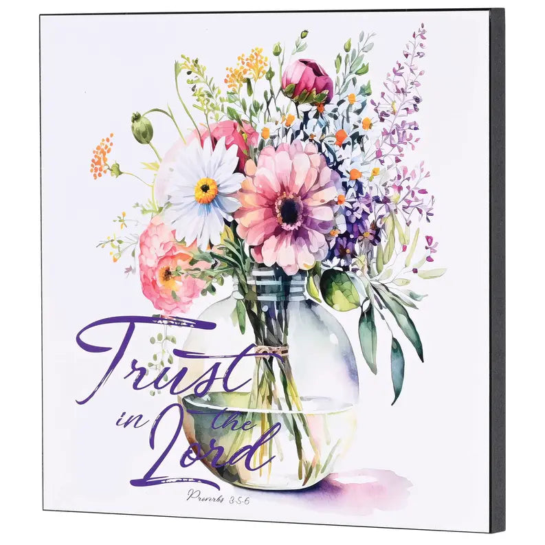 Wall Plaque Trust In The Lord Dicksons Inc