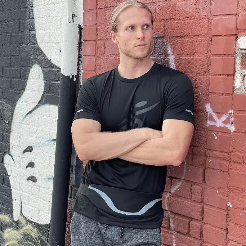 Water-Resistant Sport Waist Pack Running Belt with Reflective Strip JupiterGear