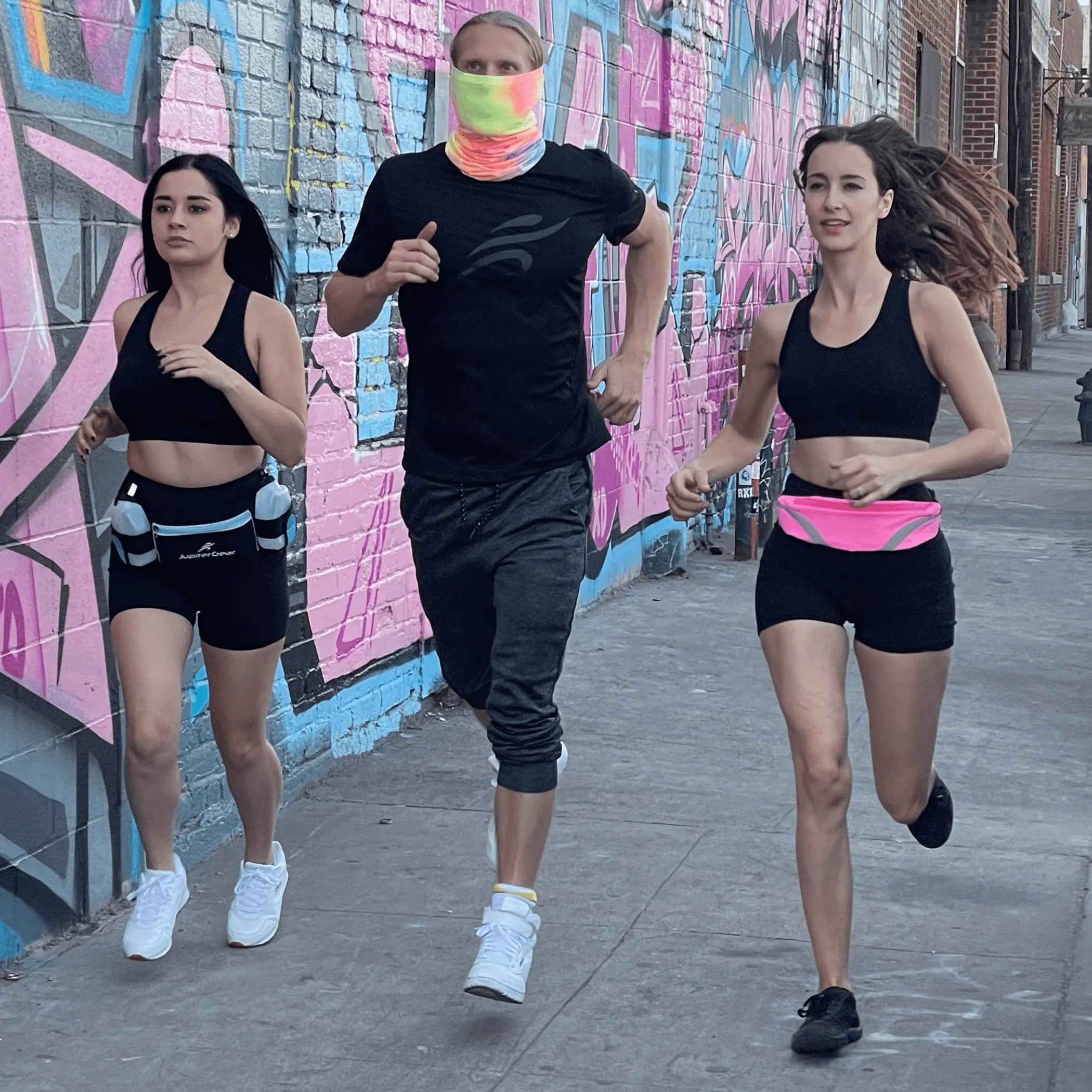 Water-Resistant Sport Waist Pack Running Belt with Reflective Strip JupiterGear