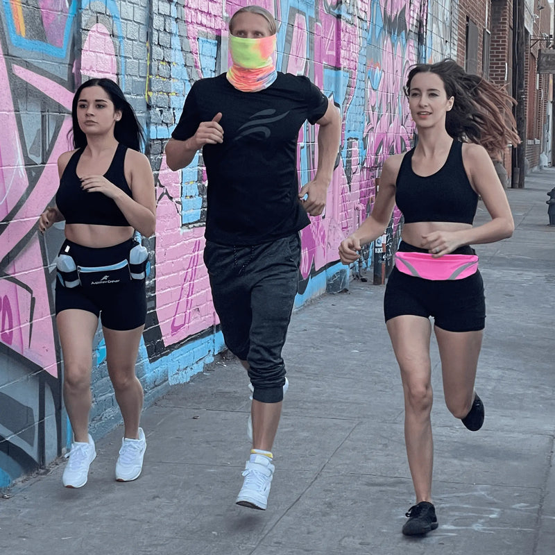 Water-Resistant Sport Waist Pack Running Belt with Reflective Strip JupiterGear