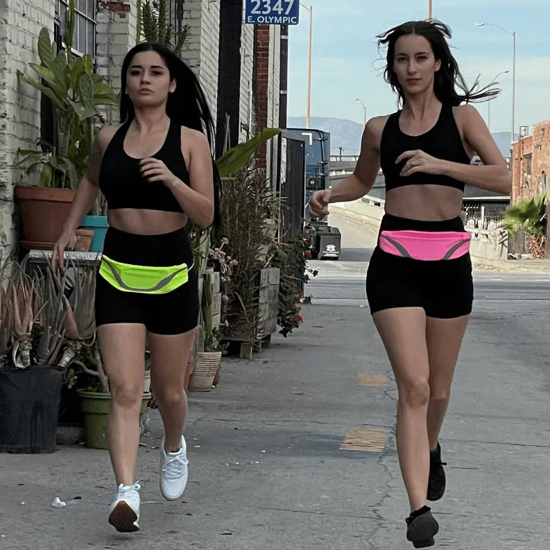 Water-Resistant Sport Waist Pack Running Belt with Reflective Strip JupiterGear