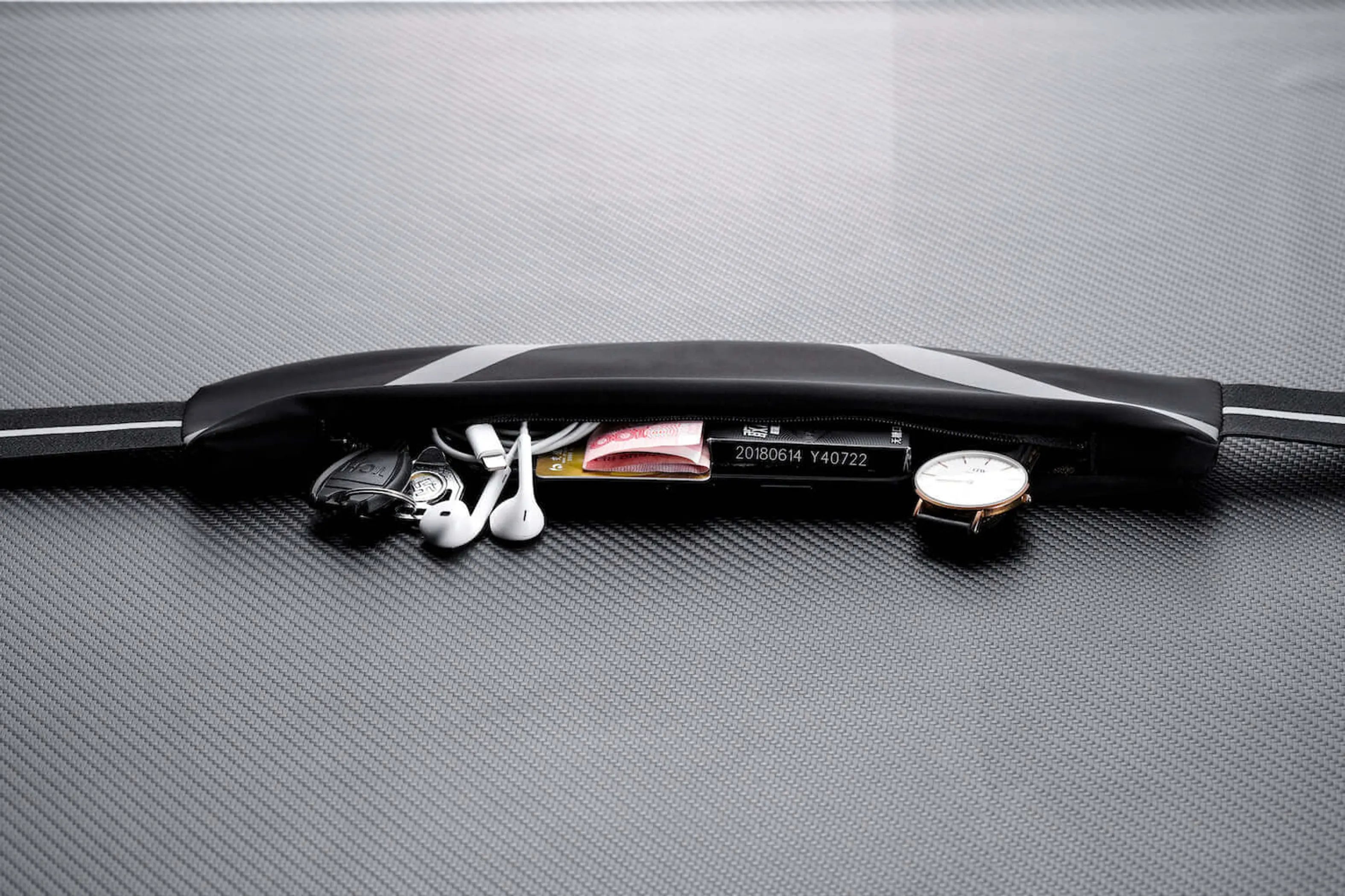 Water-Resistant Sport Waist Pack Running Belt with Reflective Strip JupiterGear