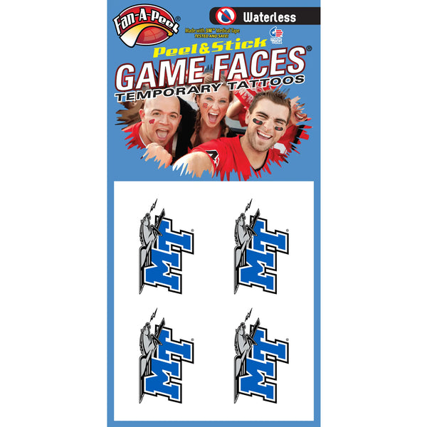 Waterless Peel & Stick Temporary Tattoos Fan-A-Peel / Gamesfaces Innovative Adhesives, LLC