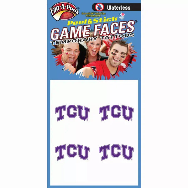 Waterless Peel & Stick Temporary Tattoos Fan-A-Peel / Gamesfaces Innovative Adhesives, LLC