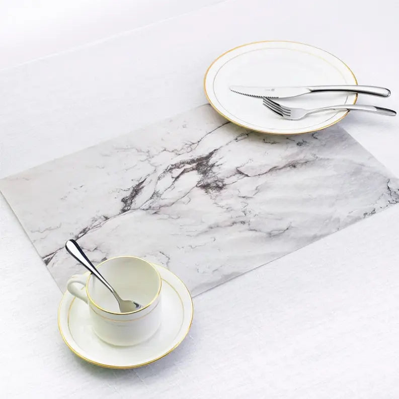 Waterproof Marble Placemats Cocus Pocus