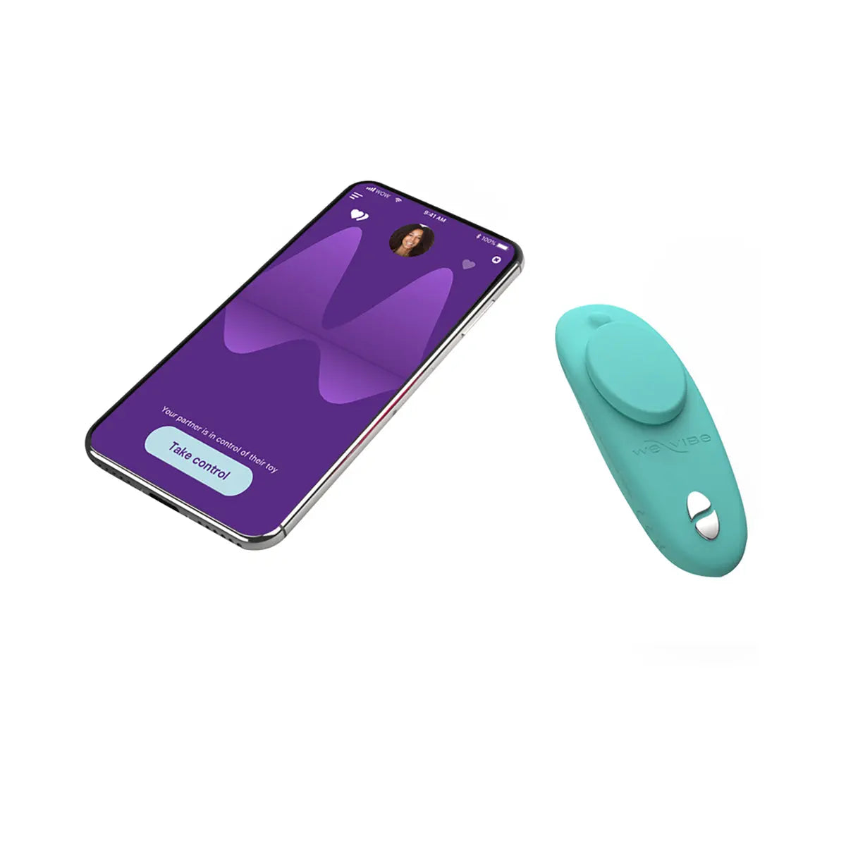 We-Vibe Moxie+ Wearable Clitoral Vibrator Teal We-Vibe
