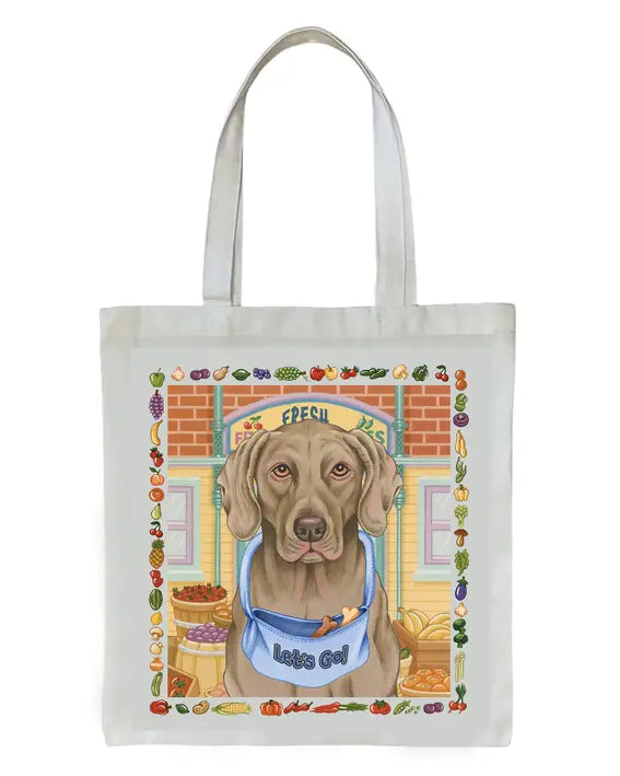 Weimeraner - Tomoyo Pitcher   Dog Breed Tote Bags Best of Breed