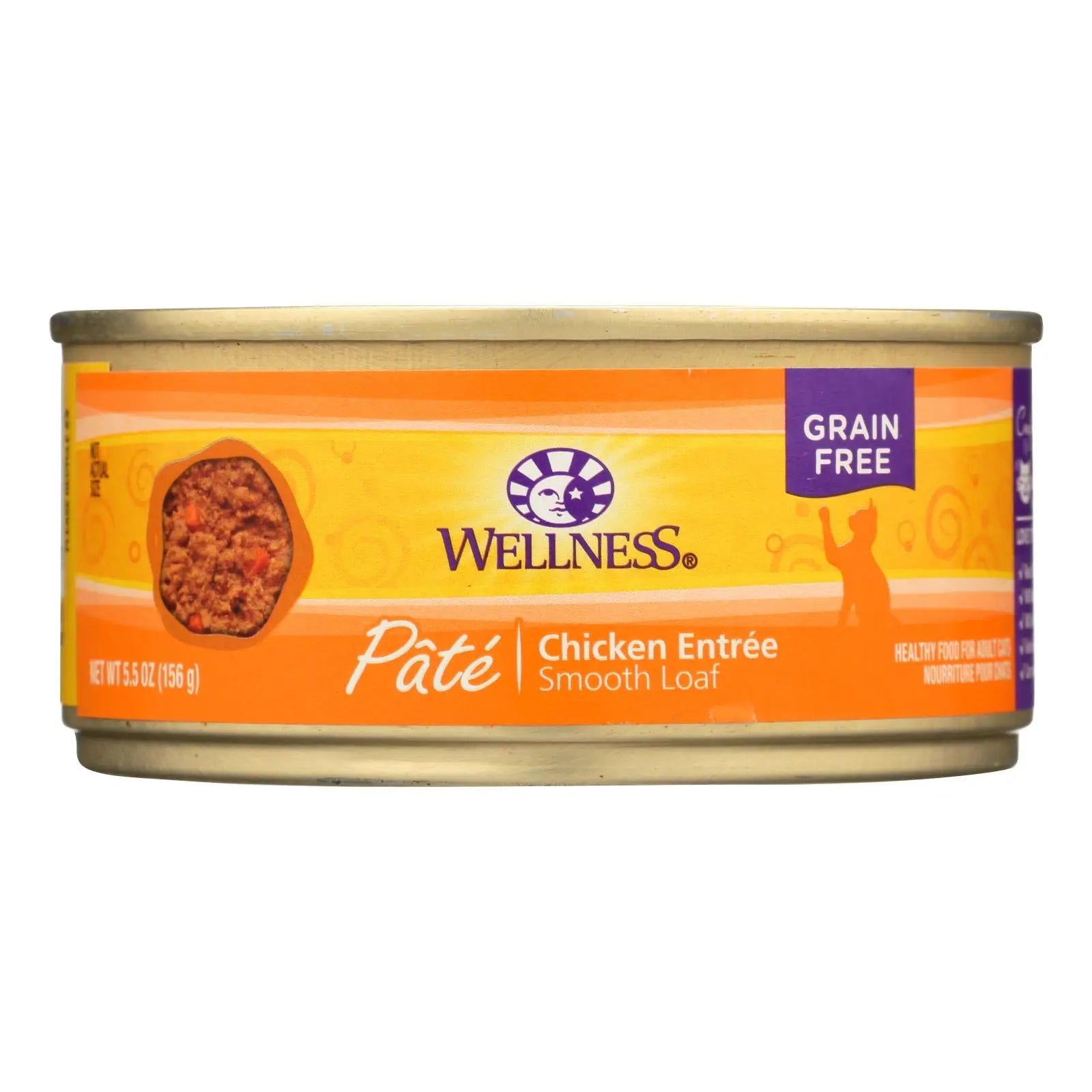 Wellness Pet Products Cat Food - Chicken Recipe - Case Of 24 - 5.5 Oz. Wellness Pet Products