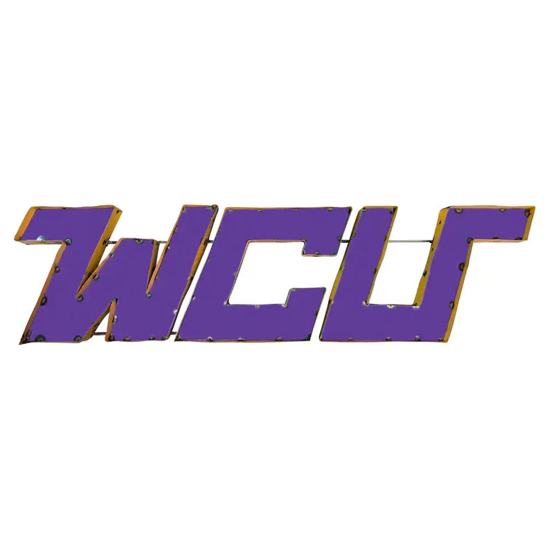 West Chester University "WCU" Recycled Metal Wall Decor LRT SALES
