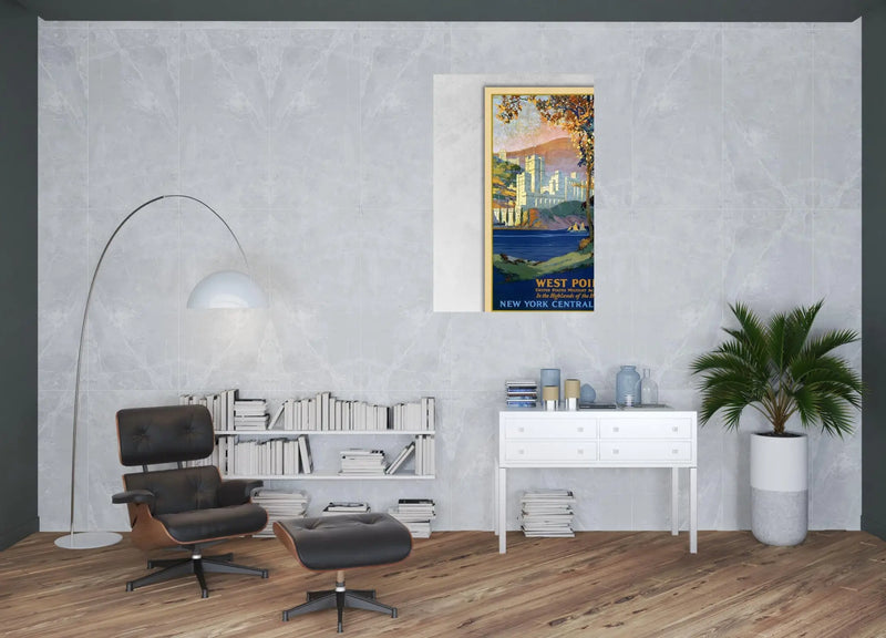 West Point New York Vintage Travel Unframed Print Wall Art Homeroots Home Decor