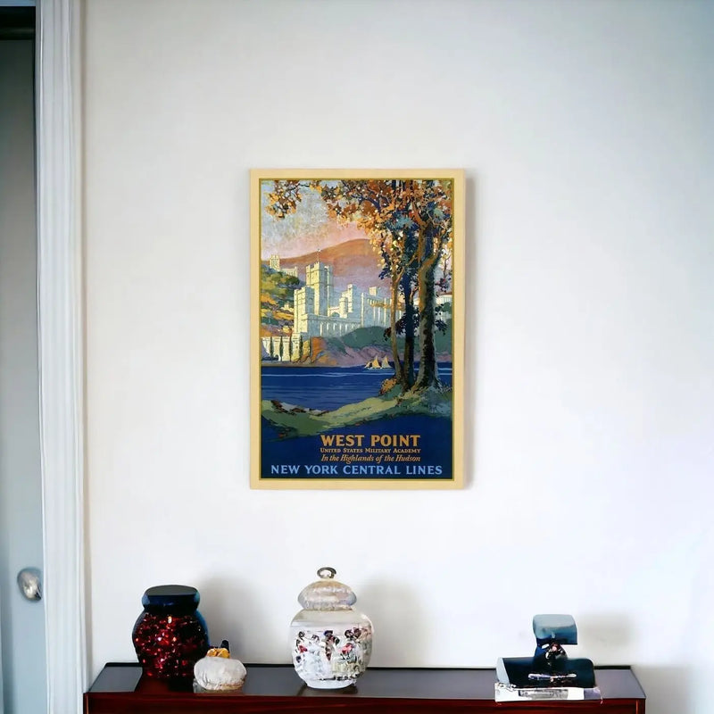 West Point New York Vintage Travel Unframed Print Wall Art Homeroots Home Decor