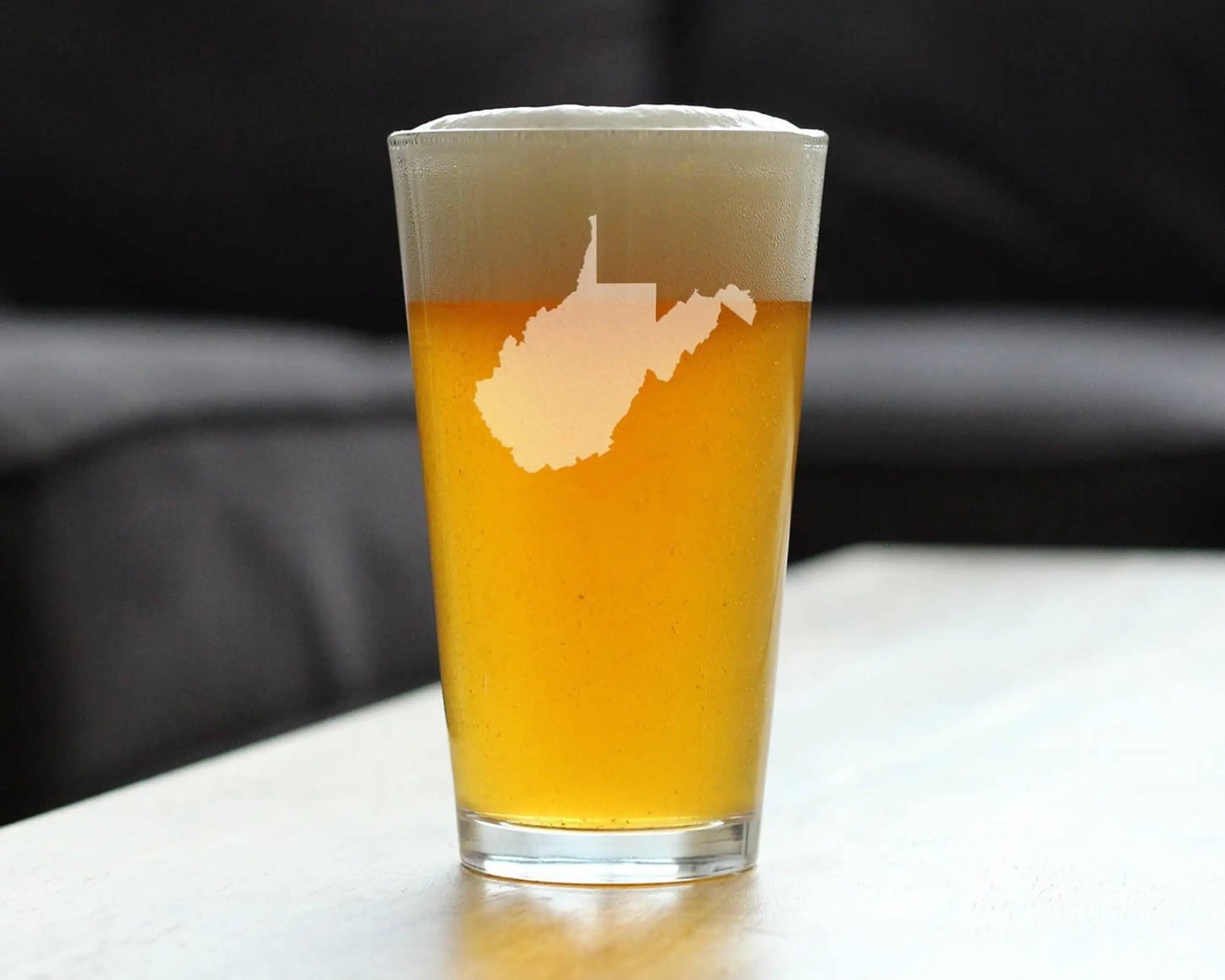 West Virginia Pint Glass for Beer - West Virginians Gifts Bevvee