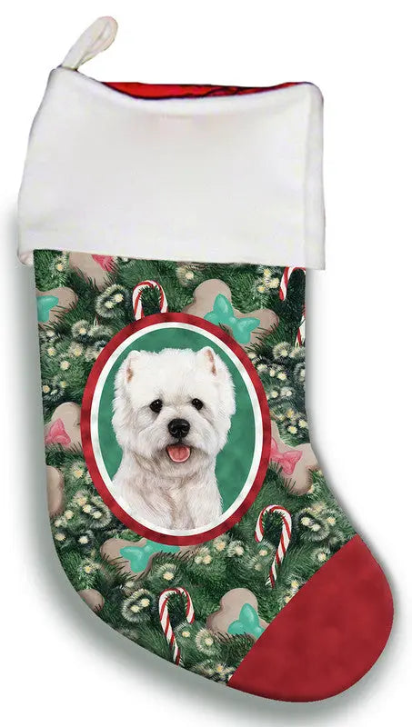 Westie- Best of Breed Christmas Stocking Best of Breed