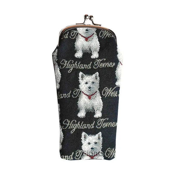 Westie Dog Glasses Sunglasses Pouch Case Signare USA