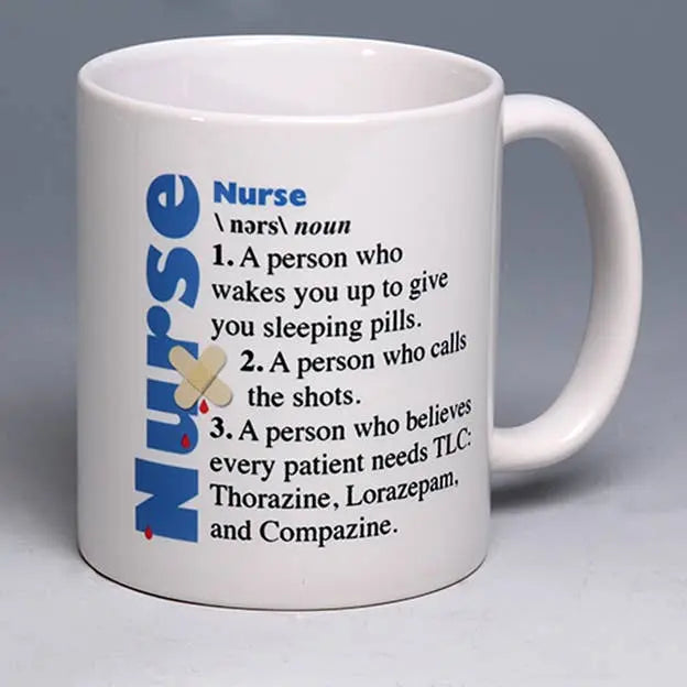 Whimsical Nurse Mug LIANE FRIED STUDIO
