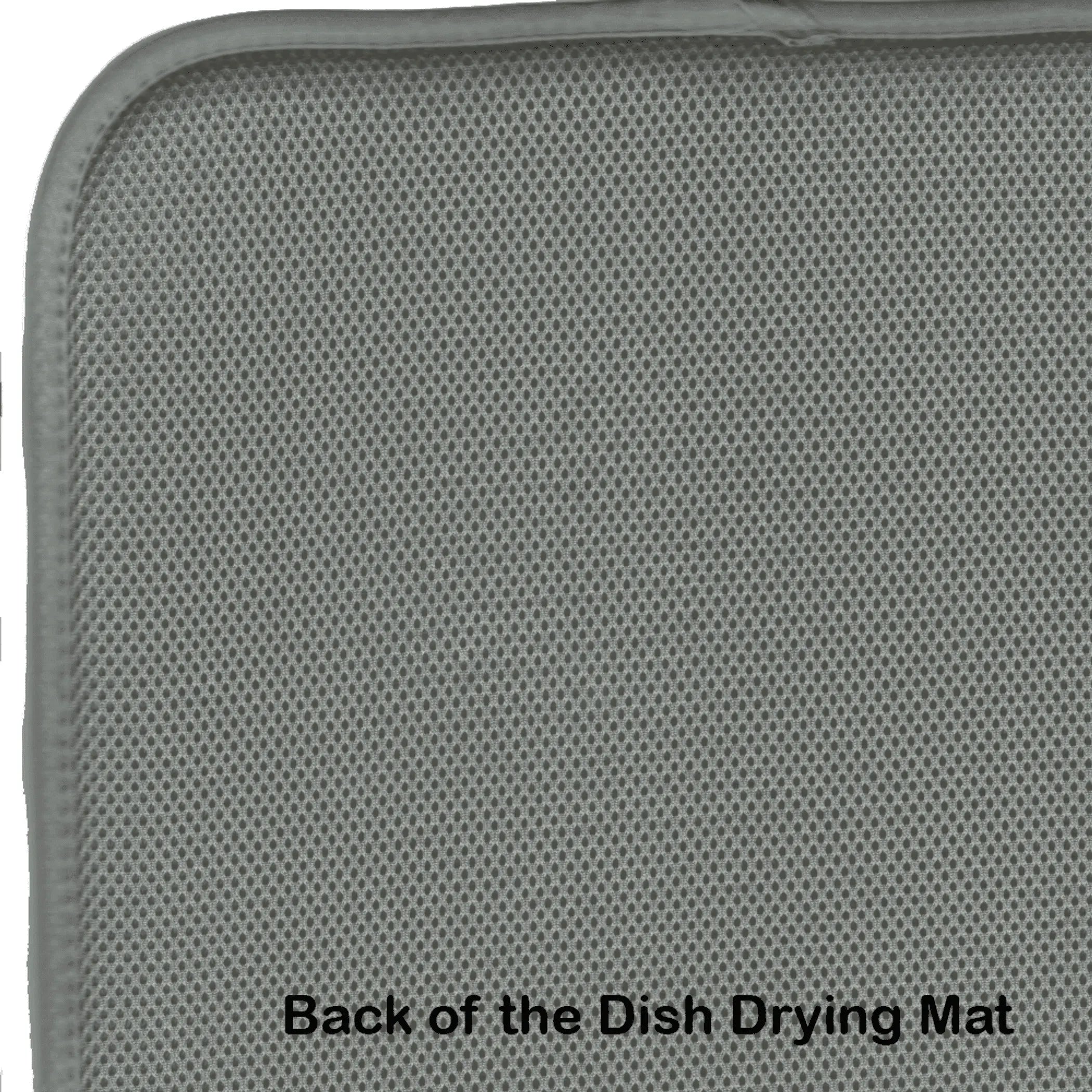 White Boxer Fall Dish Drying Mat Caroline's Treasures