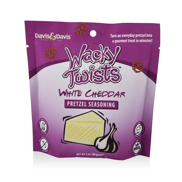 White Cheddar Wacky Twists Davis & Davis Gourmet Foods