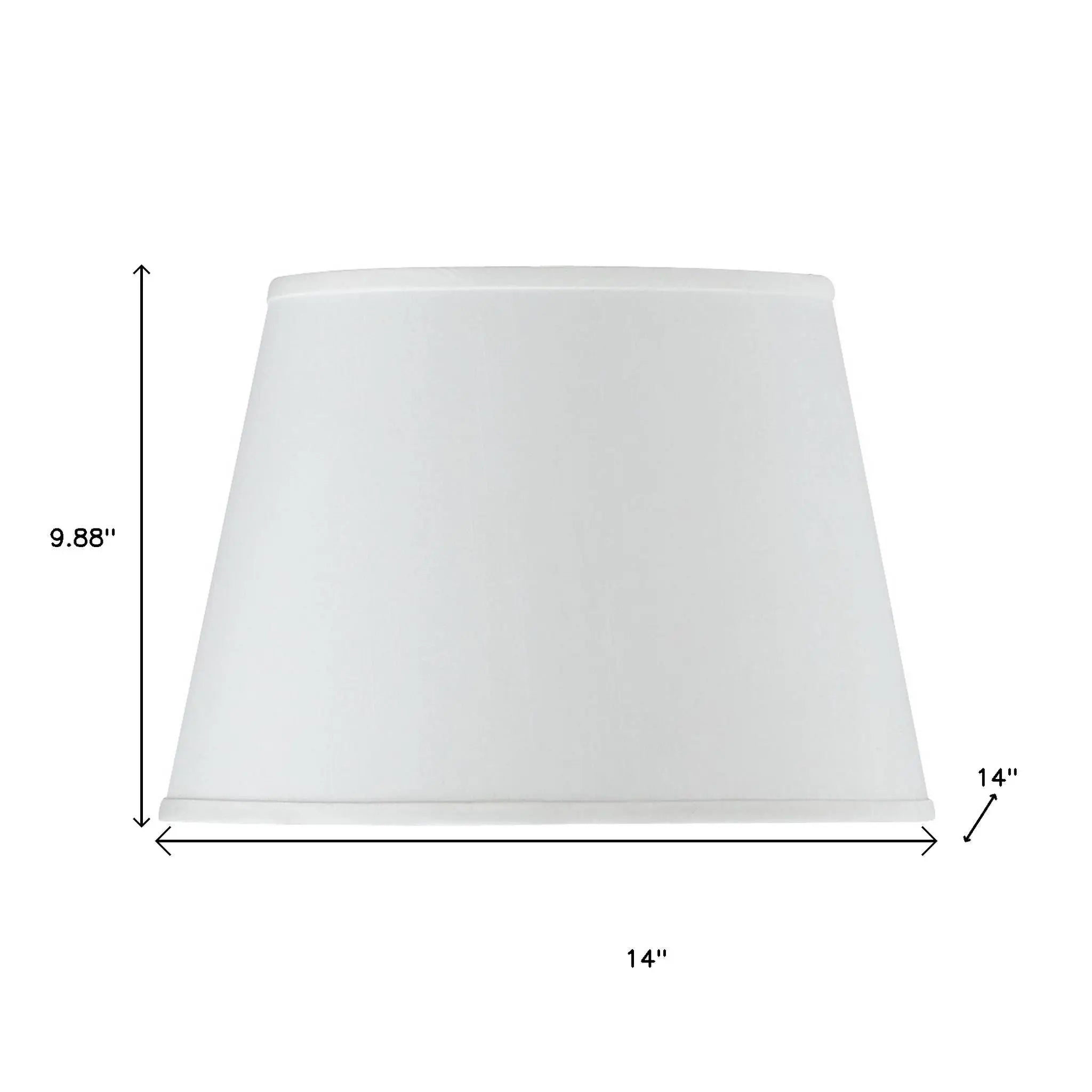 White Faux Silk Plain Drum Lamp Shade Homeroots Lighting