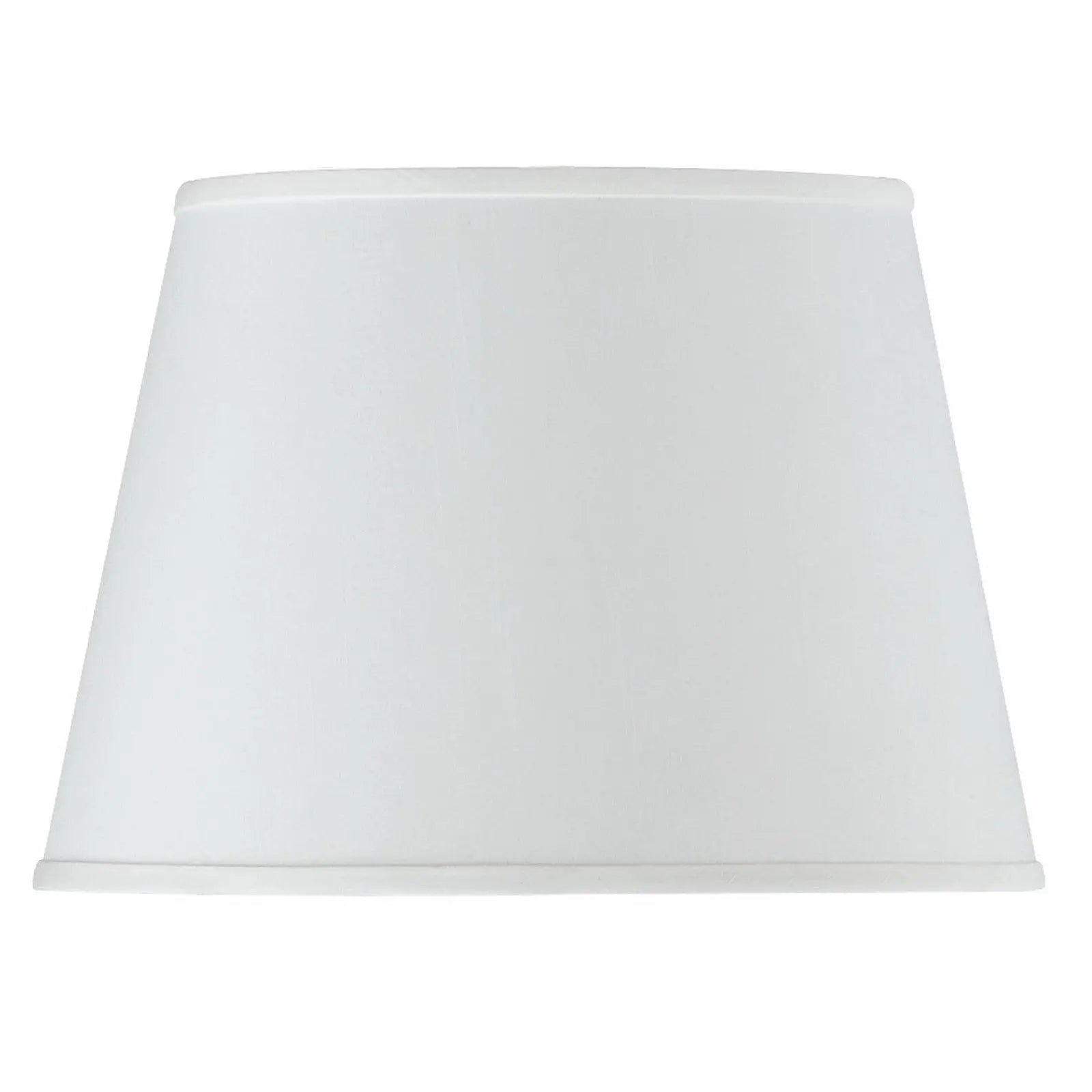 White Faux Silk Plain Drum Lamp Shade Homeroots Lighting
