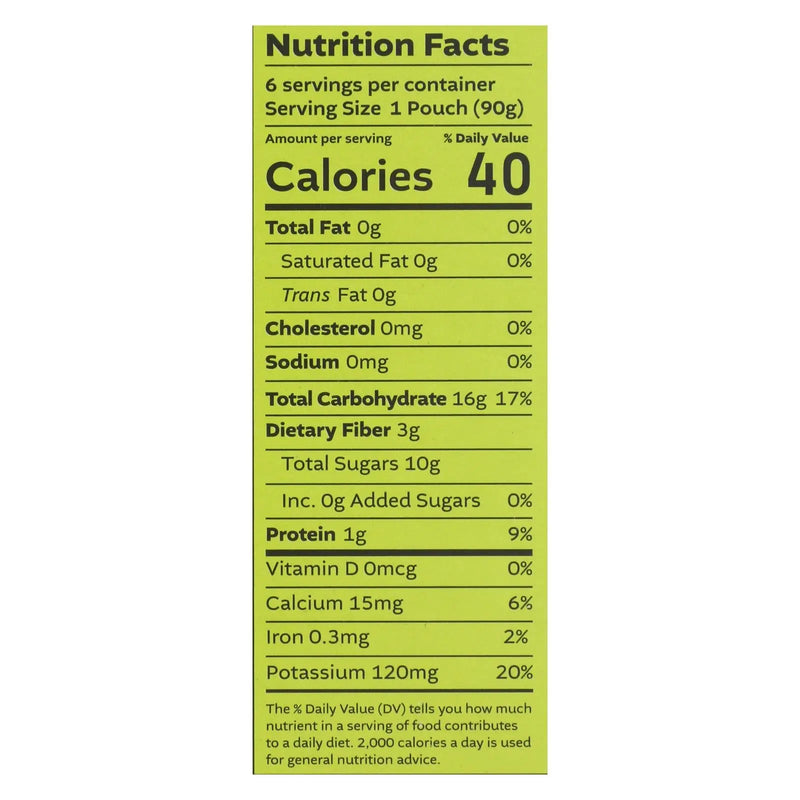 White Leaf Provisions - Baby Food Pear Ban Kiwi - Case Of 6 - 3.2 Oz White Leaf Provisions
