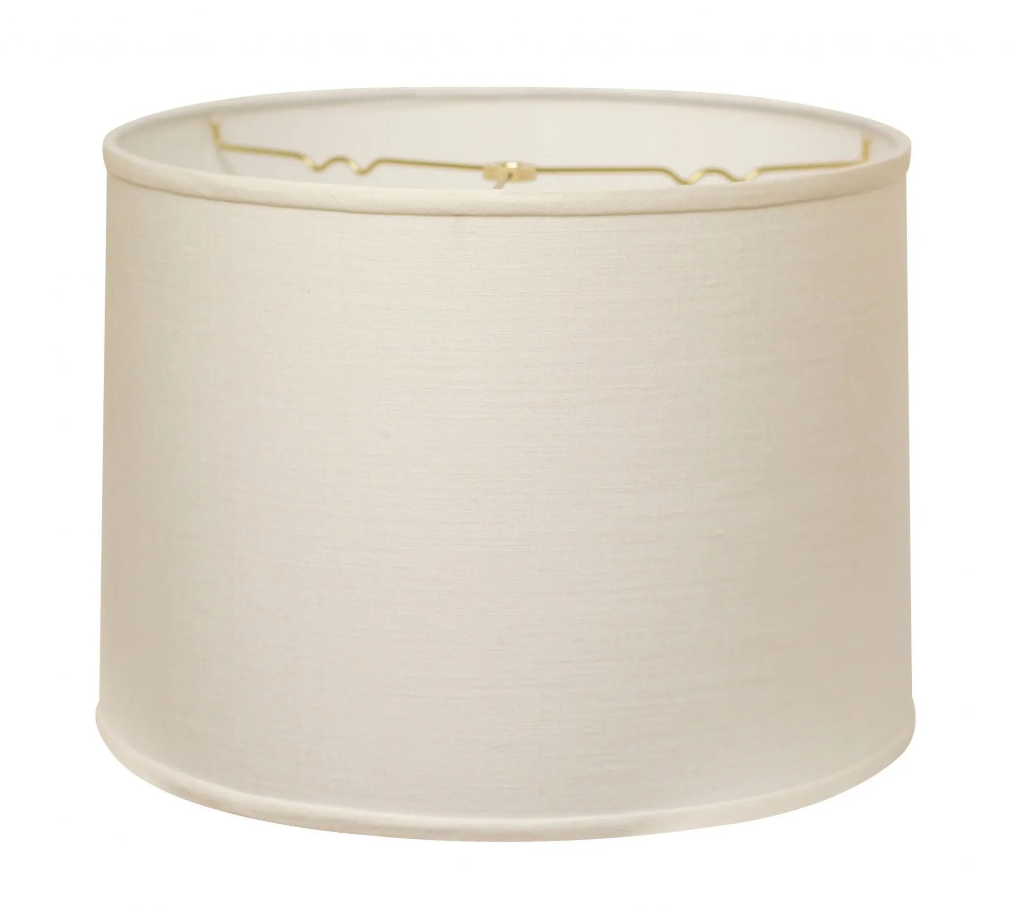 White Linen Drum Lamp Shade Homeroots Lighting