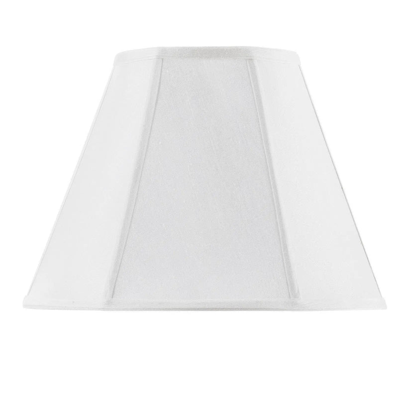White Linen Piped Empire Lamp Shade Homeroots Lighting