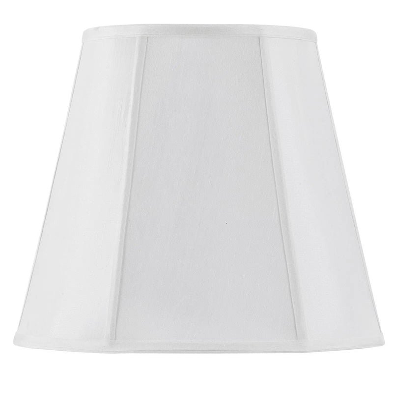 White Linen Piped Empire Lamp Shade Homeroots Lighting