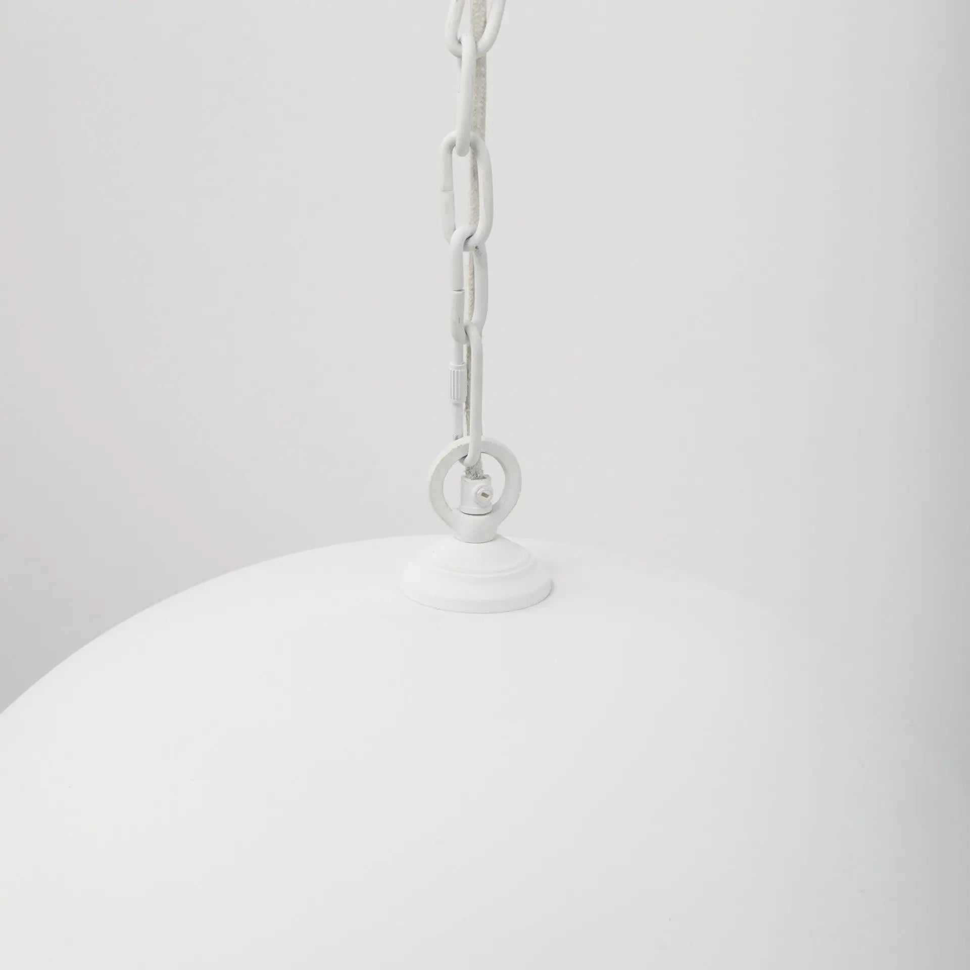 White Metal Single Ceiling Light With White Shades Homeroots Lighting