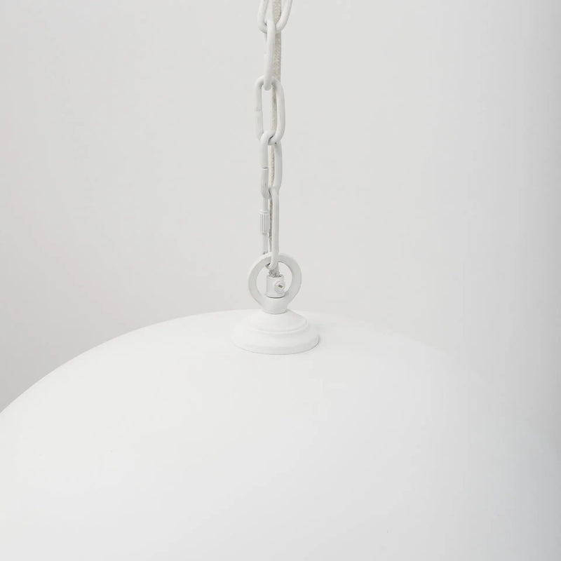 White Metal Single Ceiling Light With White Shades Homeroots Lighting