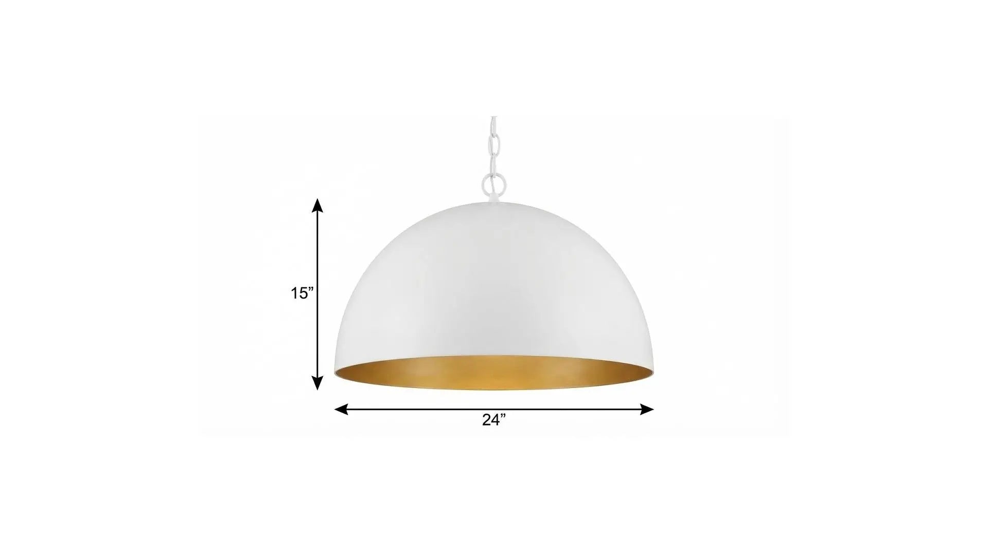 White Metal Single Ceiling Light With White Shades Homeroots Lighting