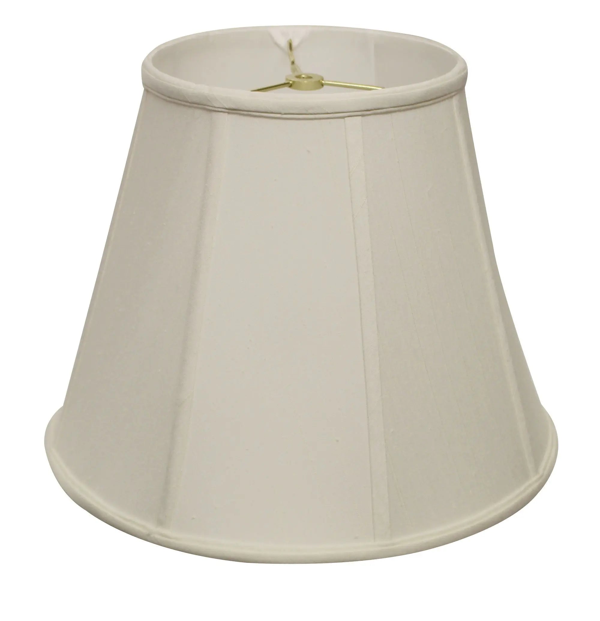 White Monay Shantung Silk Empire Lamp Shade Homeroots Lighting