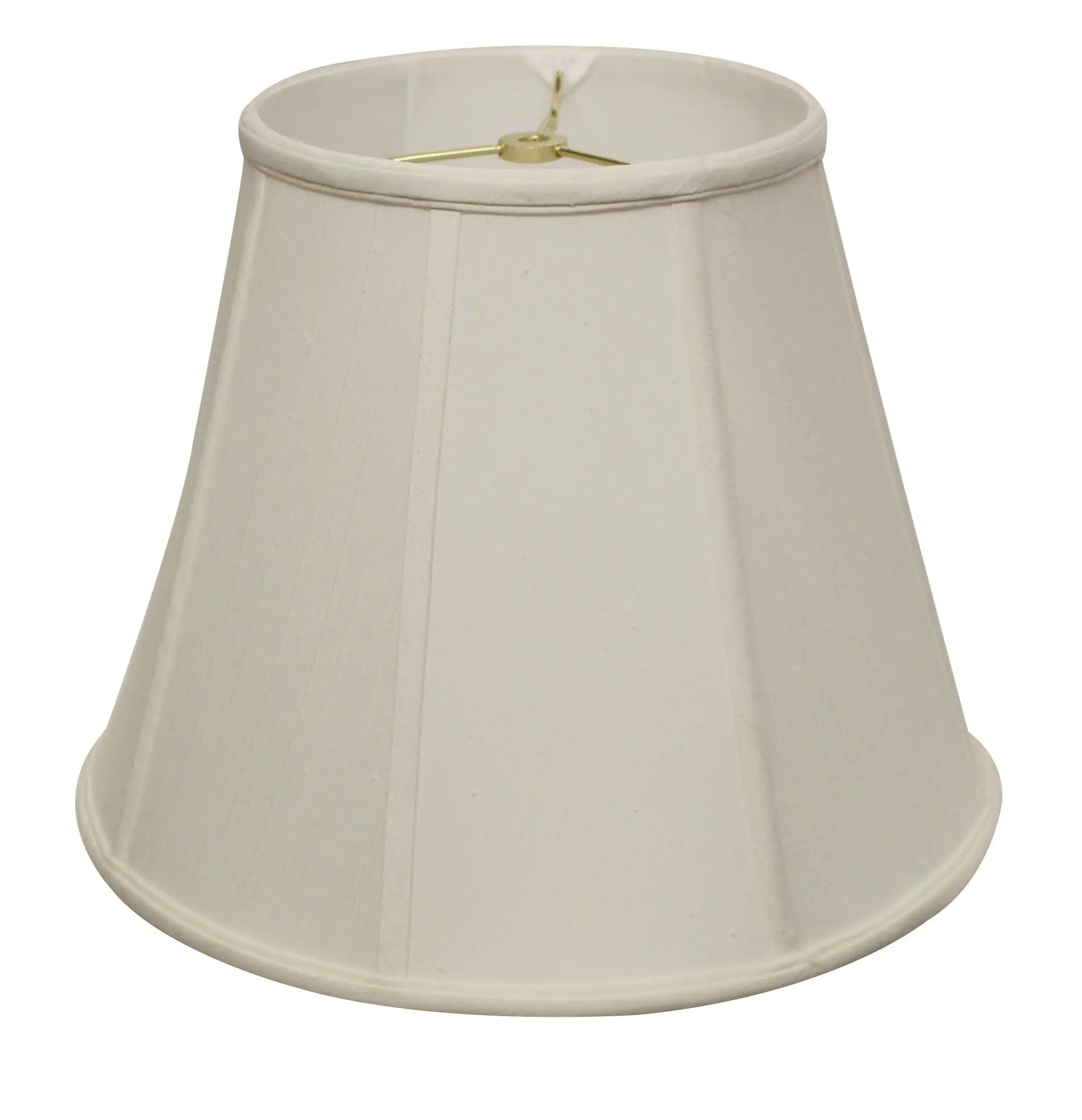 White Monay Shantung Silk Empire Lamp Shade Homeroots Lighting