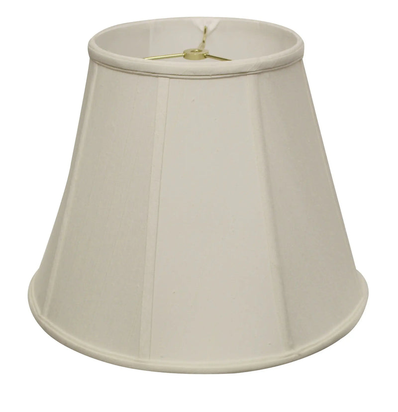 White Monay Shantung Silk Empire Lamp Shade Homeroots Lighting