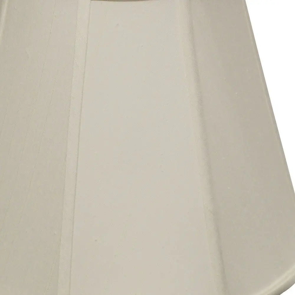 White Monay Shantung Silk Empire Lamp Shade Homeroots Lighting