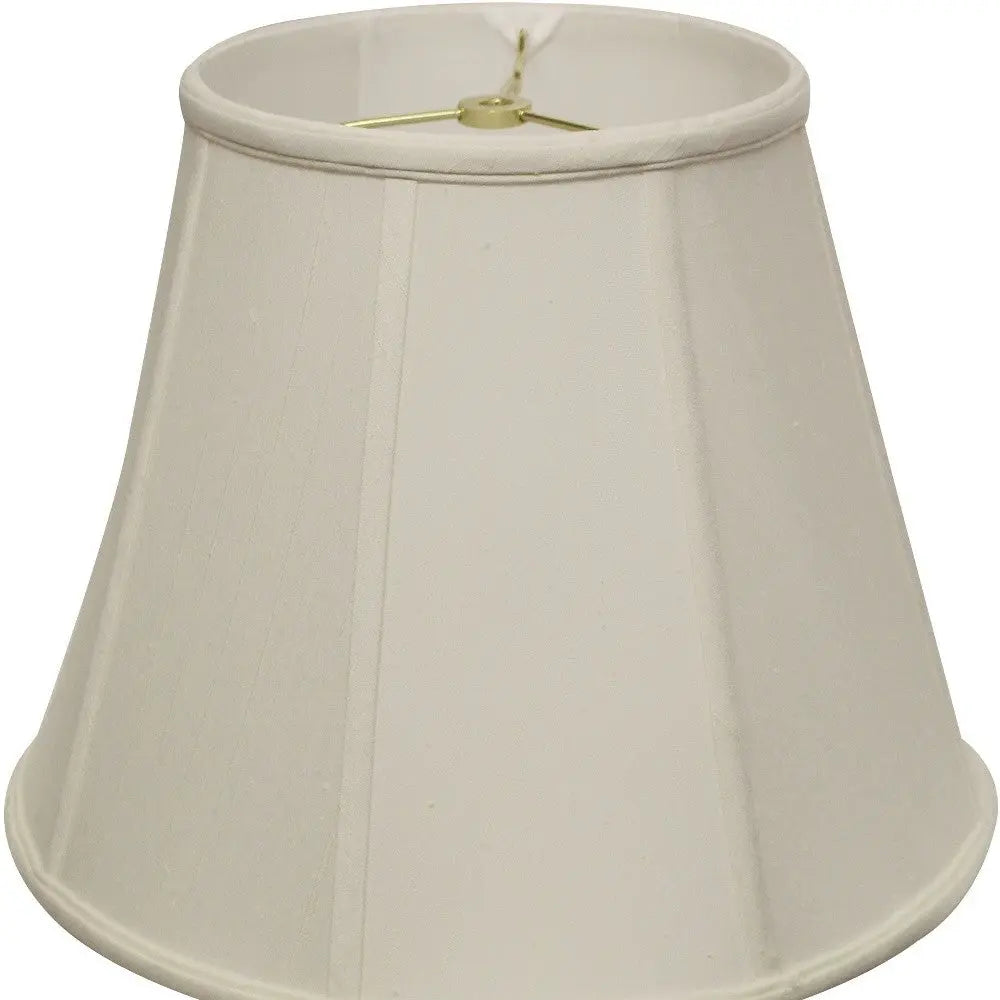 White Monay Shantung Silk Empire Lamp Shade Homeroots Lighting
