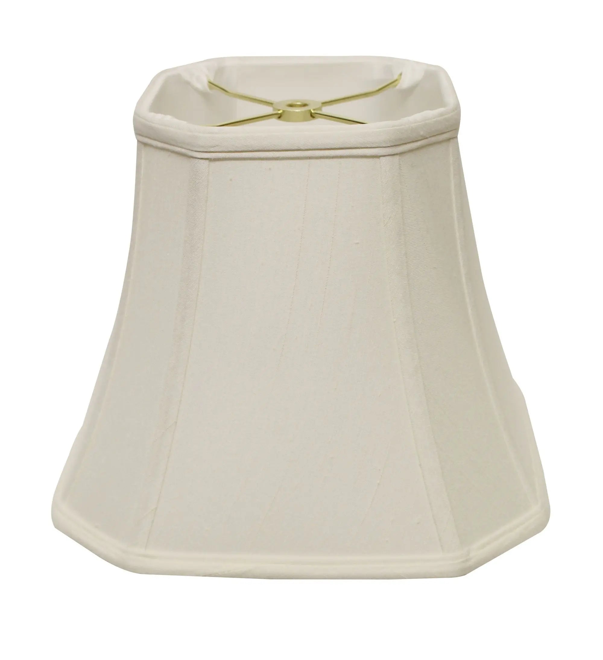White Monay Shantung Silk Square Lamp Shade Homeroots Lighting
