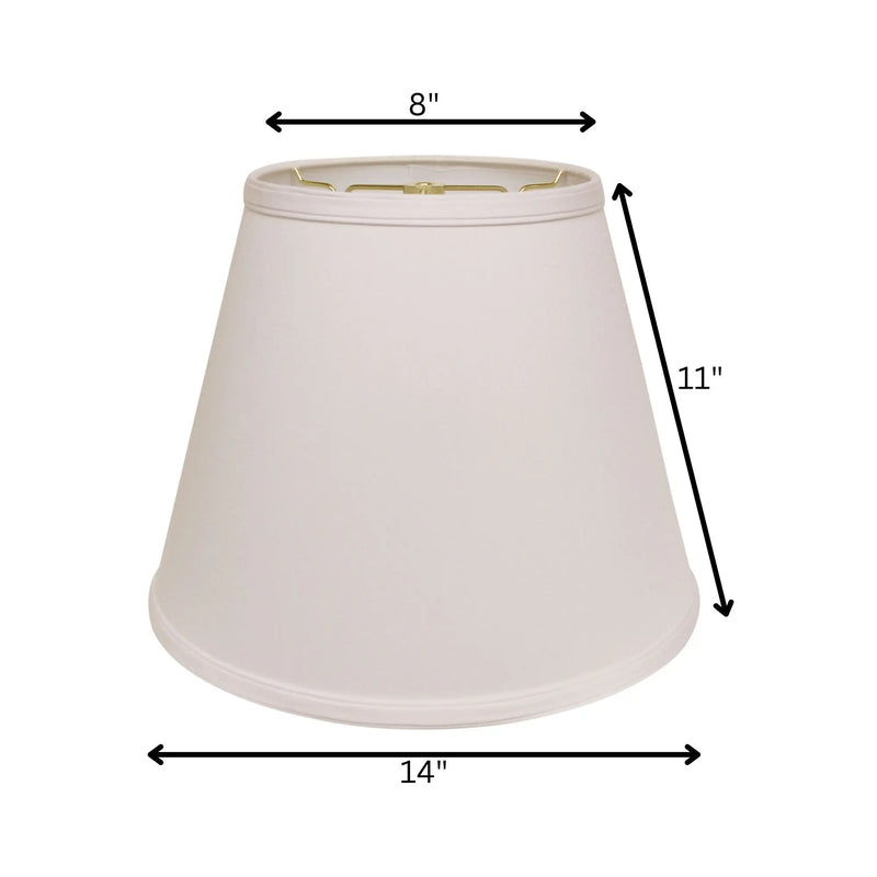 White No Slub Innsbruck Empire Lamp Shade Homeroots Lighting