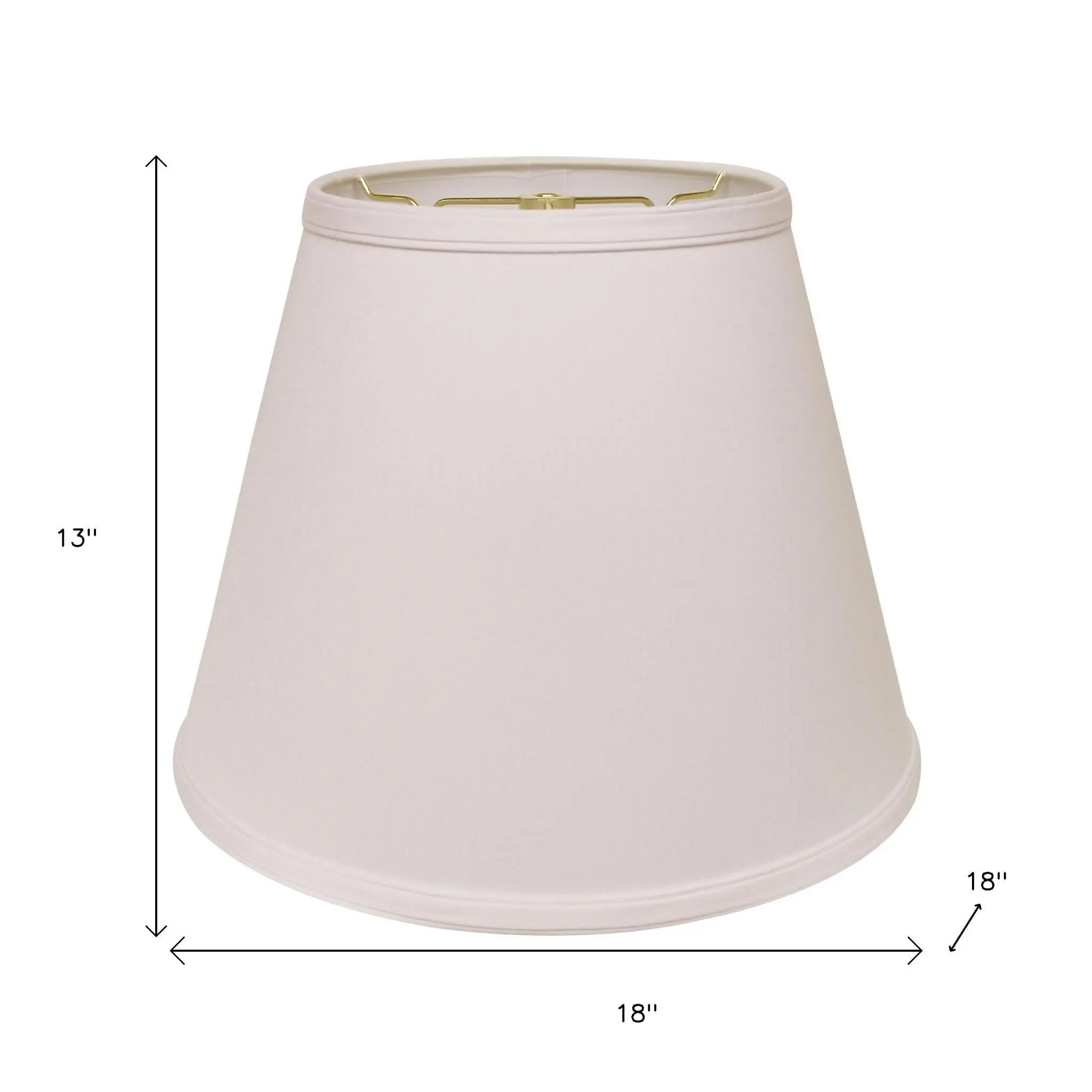 White No Slub Innsbruck Empire Lamp Shade - GreatEagleInc