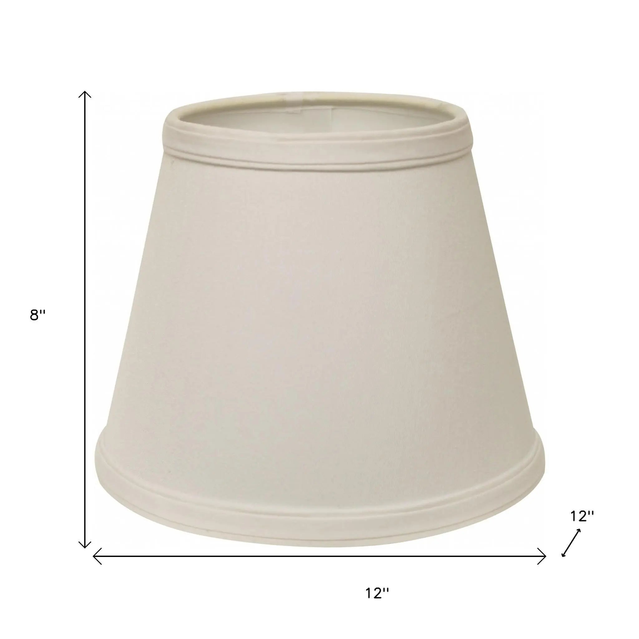 White No Slub Innsbruck Empire Lamp Shade Homeroots Lighting