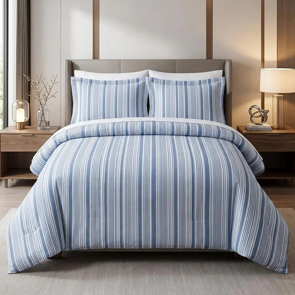 White Queen Cotton Blend 300 Thread Count Washable Duvet Cover Set Homeroots Bed & Bath