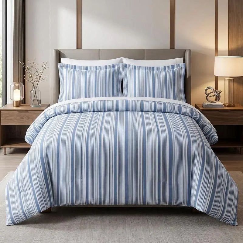 White Queen Cotton Blend 300 Thread Count Washable Duvet Cover Set Homeroots Bed & Bath