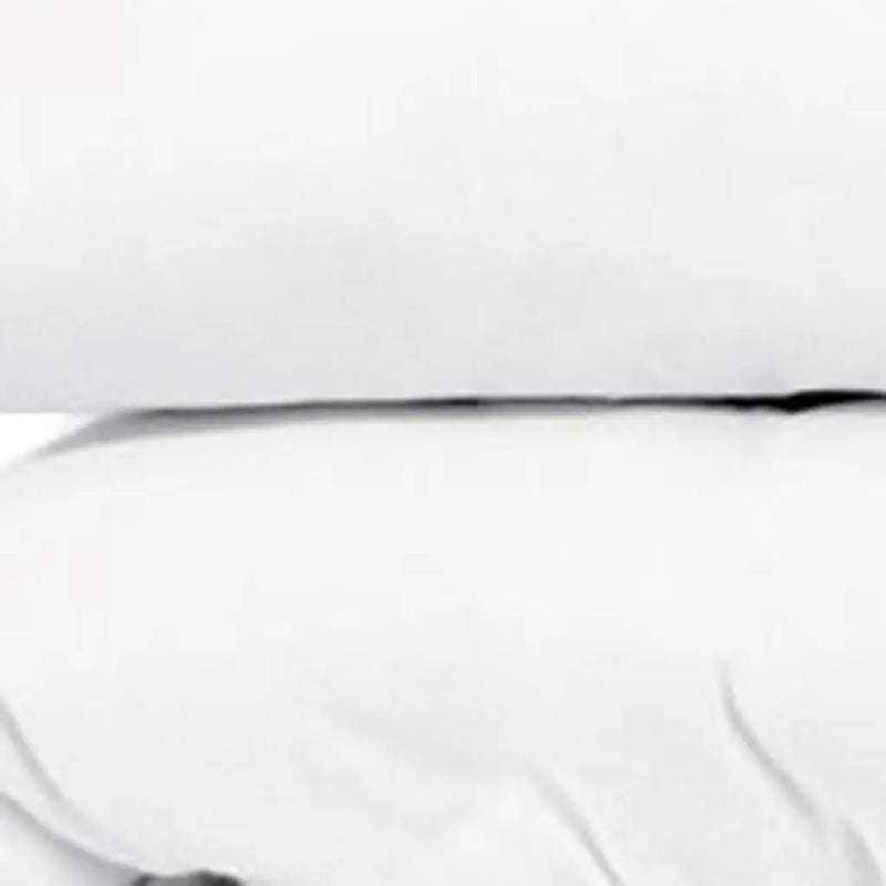 White Queen Cotton Blend Washable Duvet Cover Set Homeroots Bed & Bath