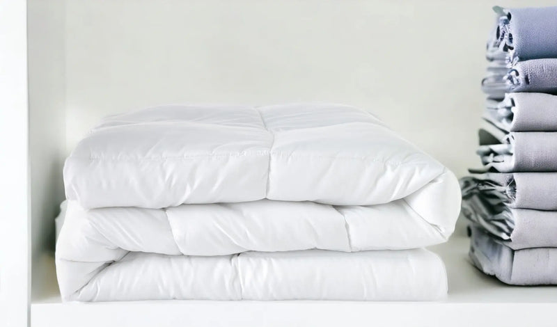 White Queen Microfiber Washable Microfiber Down Alternative Comforter - GreatEagleInc