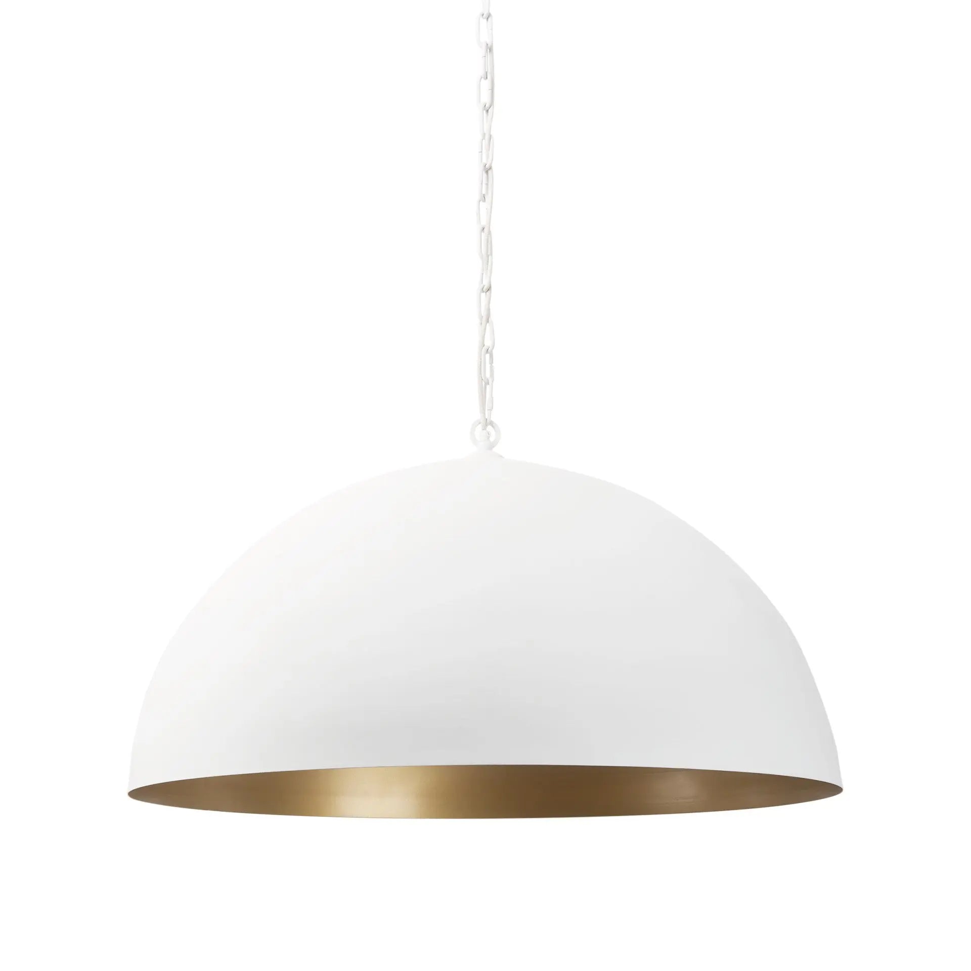 White Single Metal Dimmable Ceiling Light With White Shades Homeroots Lighting
